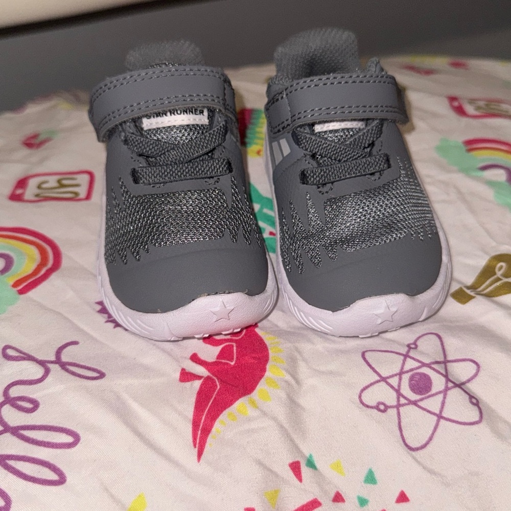 Kids Gray Sneakers